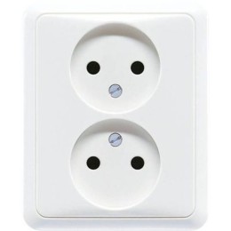 CD5010WW Двойная розетка, бел. Jung