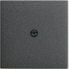 027428 Накладка для ввода и подключения удлинительного провода к вставке клеммной соединительной розетки Антрацит Gira