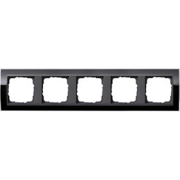 0215738 Рамка Event Clear Черный 5-постовая Gira