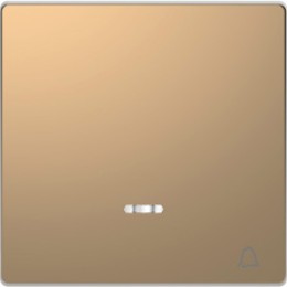 MTN3325-6051 D-life клавиша с линзой для led модуля, сим. звонок, шампань Merten