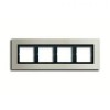 LSP984ES Рамка LS Plus Сталь 4-постовая Jung
