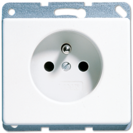 SL521FKIWW Штепсельная розетка франко-бельгийского стандарта  белая Jung