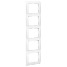 771009 Рамка Galea Life Белый 5-постовая вертикальная Legrand 771009 Рамка Galea Life Белый 5-постовая вертикальная Legrand