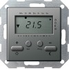 237020 Термостат 230V с часами и функцией охлаждения Сталь Gira E22