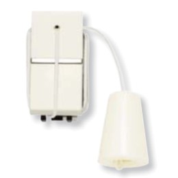 N2148 BL Механизм кнопки со шнурком, 1-модульный, серия Zenit, цвет альпийский белый, ABB