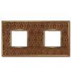 FD01322DBOB Рамка Vintage Tapestry Decorbrass / Золото 2-постовая Fede
