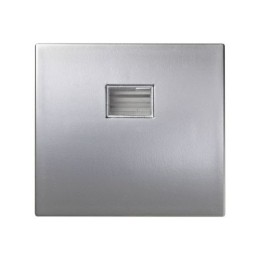 4400010-033 Клавиша декоративная сменная для выключателя одноклавишного с подсветкой, Simon 44 Aqua, алюминий