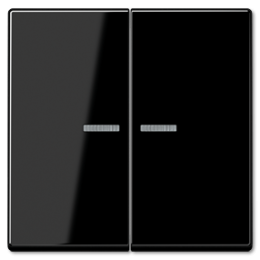 A595KO5SW А 500 Черный Клавиша 2-я с подсветкой Jung A серия