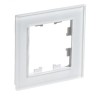 ATN320101 Рамка одинарная Schneider Electric Atlasdesign Nature, белое стекло