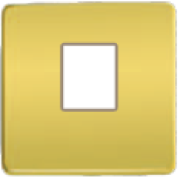 FD04317OB-A Монтажная плата для 1-го инф. разъема RJ-45 бежевый, цвет Bright Gold FEDE