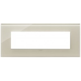 22657.72 Рамка Eikon EXE Бежевый 7-модульная Vimar