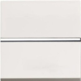 N2204.6 BL Механизм 1-клавишной кнопки с нормально-закрытым контактом с клавишей без символа, 2-модульный, серия Zenit, цвет альпийский белый, ABB