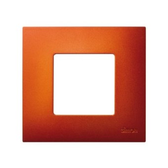 2700617-082 Накладка декоративная на рамку базовую, 1 пост, Simon 27 Play, Arctic, оранжевый