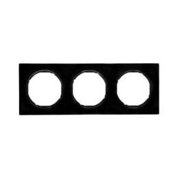 10132245 Рамка R.3 Черный 3-постовая Berker