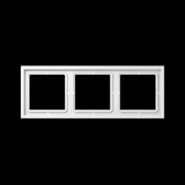 LSZ983BFWW Рамка LS ZERO Белый 3-постовая Jung