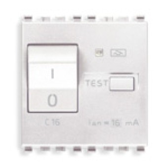 20411.16.6.B Выключатель термомагнитный /дифферн 1p+n c16 6ma , белый Vimar Eikon