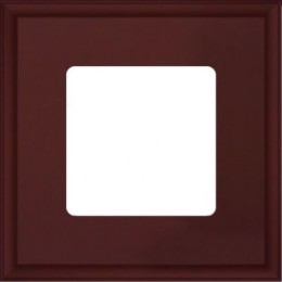 FD01601RW Рамка квадратная New Marco red wine 1-постовая Fede