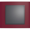 10113012 Рамка B.3 Красный / Антрацит 1-постовая Berker