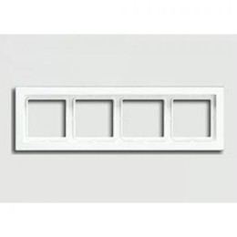 LSD984WW Рамка LS Design Белый 4-постовая Jung