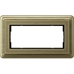 1002621 Рамка Classix Бронза 2-постовая Gira