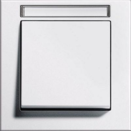 109122 Рамка с полем для надписи E2 Белый матовый 1-постовая Gira