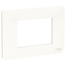 NU210318 Рамка Unica Modular Белый 3-модульная-постовая Schneider Electric
