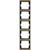 13540001 Рамка Arsys Светло-бронзовый 5-постовая вертикальная Berker