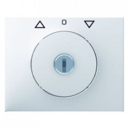 10797209 Центральная панель с замком к жалюзийному замочному выключателю цвет: полярная белизна, с блеском K.1 Berker