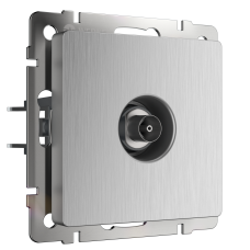 W1183009 ТВ-розетка оконечная (cеребряный рифленый) Antik Werkel a051363 W1183009 ТВ-розетка оконечная (cеребряный рифленый) Antik Werkel a051363