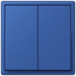 LC9954320K Les Couleurs® Le Corbusier Клавиша для двухклавишного выключателя bleu outremer 59 Jung
