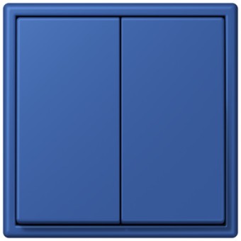 LC9954320K Les Couleurs® Le Corbusier Клавиша для двухклавишного выключателя bleu outremer 59 Jung