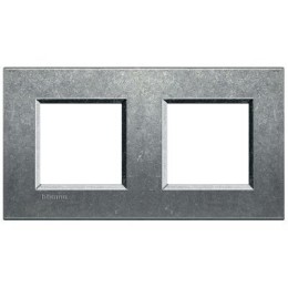 LNA4802M2NA Рамка LivingLight Квадрат Исконный 2+2 модуля Bticino