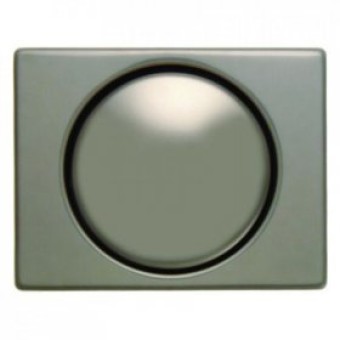 11340001 Центральная панель с регулирующей кнопкой для поворотного диммера цвет: светло-бронзовый, металл Arsys Berker