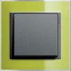 0211748 Рамка Event Clear Зеленый / Черный 1-постовая Gira
