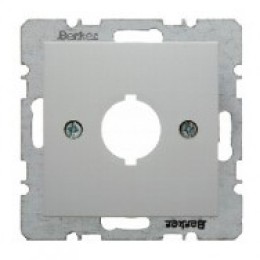 10621909 Центральная панель для сигнального и контрольного устройства диаметром 22,5 мм цвет: полярная белизна, матовый S.1 Berker