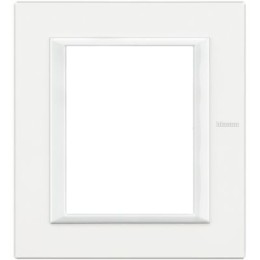 HA4826HD Рамка Axolute Квадрат Белый 3+3 модуля Bticino