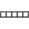 EP485AN Рамка ECO Profi Антрацит 5-постовая гор/верт. Jung