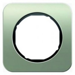 10112104 Рамка R.1 Черный, нержавеющая сталь 1-постовая Berker