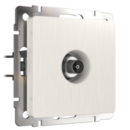 WL13-TV ТВ-розетка оконечная  (перламутровый рифленый) Antik Werkel a040885