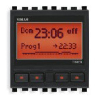 20448 Часы-программатор на 1 канал Vimar Eikon