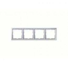 MTN481460 Рамка Artec Алюминий 4-постовая Merten