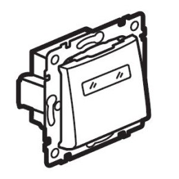 774217 Valena Кнопка 12В с/держ.этикетки Legrand