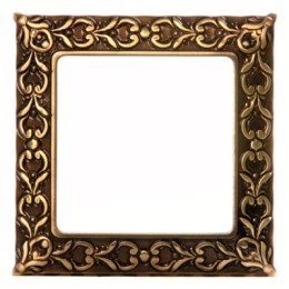 FD01521PB Рамка для накладного монтажа San Sebastian Патина 1-постовая Fede