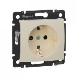 774321 Valena Розетка 1-ая с/з с защитными шторками Legrand