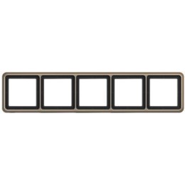 CD585GB Рамка CD 500 Бронза 5-постовая Jung