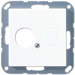 A562WW Крышка для 2-х гнезд, бел. Jung A серия