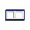 AP582BLWW Рамка A Plus Синий / Белый 2-постовая Jung