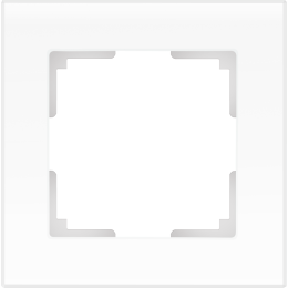 W0011105 Рамка на 1 пост (белый матовый) Favorit Werkel a051290 a051290