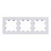 ATN330103 Рамка тройная Schneider Electric Atlasdesign Nature, матовое белое стекло