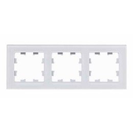 ATN330103 Рамка тройная Schneider Electric Atlasdesign Nature, матовое белое стекло